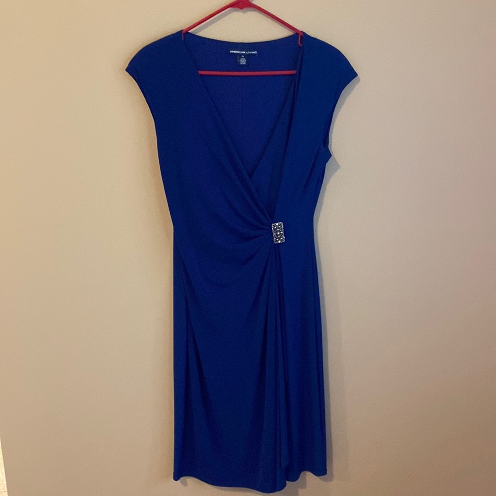 American Living Dress stretch blue size 10